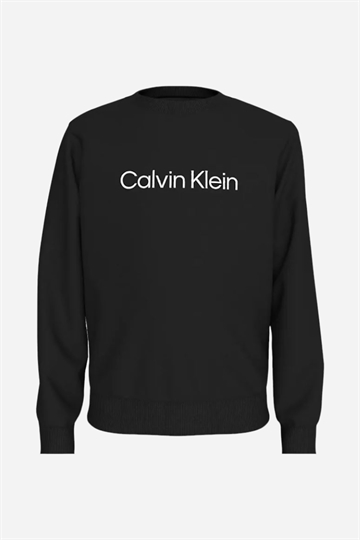 Calvin Klein Logo Sweatshirt - Svart